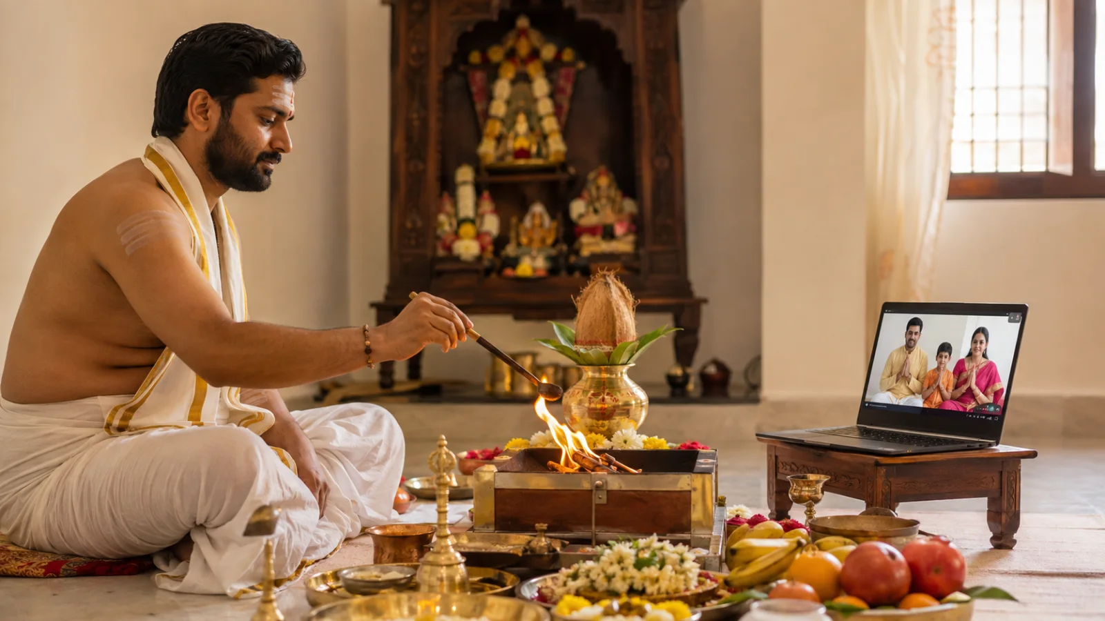 How Are Online Puja Services Performed? A Step-by-Step Guide