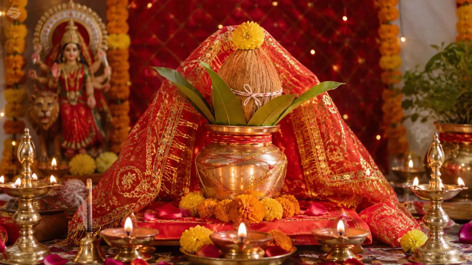 Navratri 2026 Puja Guide: Kalash Sthapana, Durga Puja Vidhi & Online Pandit Booking in India