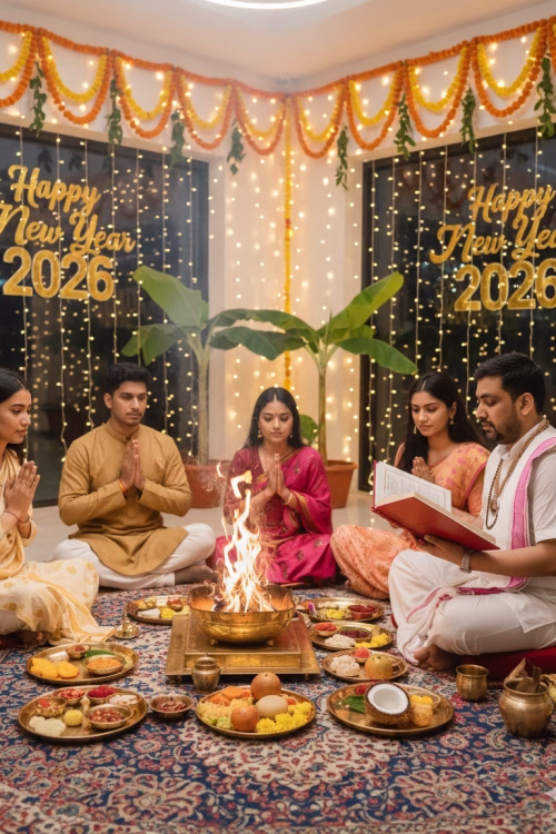 Group Puja for New Year 2026