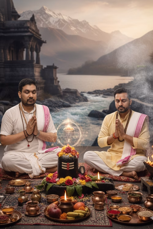 Poojas at Trayambakeshwar Temple, Maharashtra