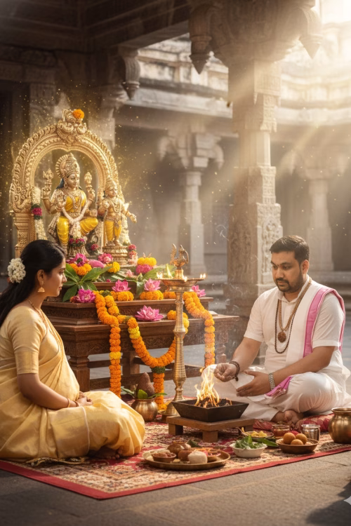 Puja for Wellbeing of Pregnant Mother and Baby