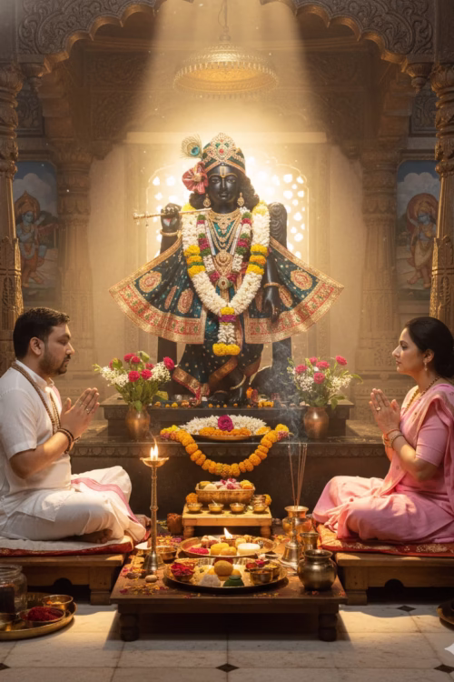 Pujas at Sanwaliaji Seth Temple