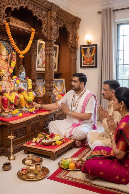 Trimurti Puja