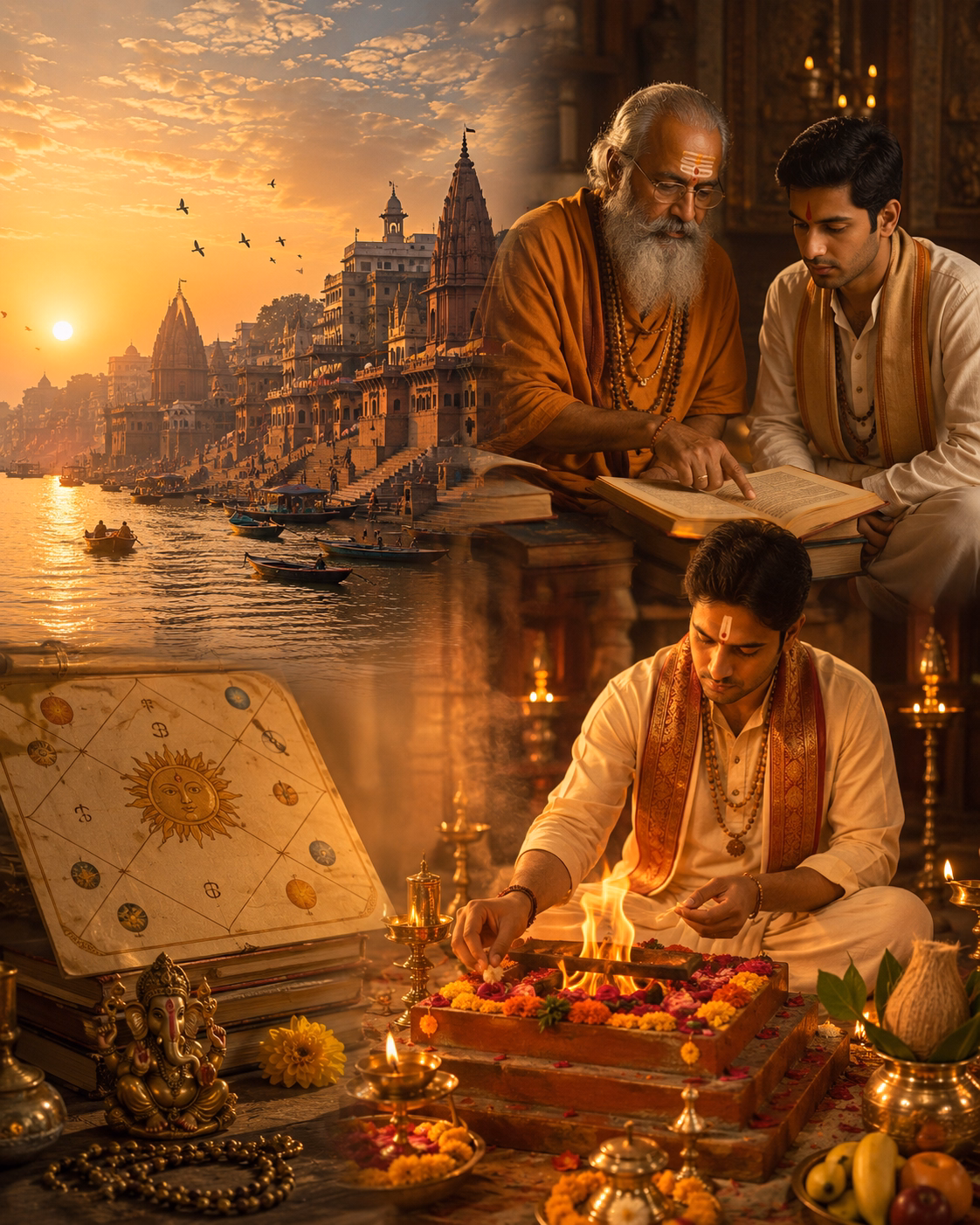 Studied from Kashi