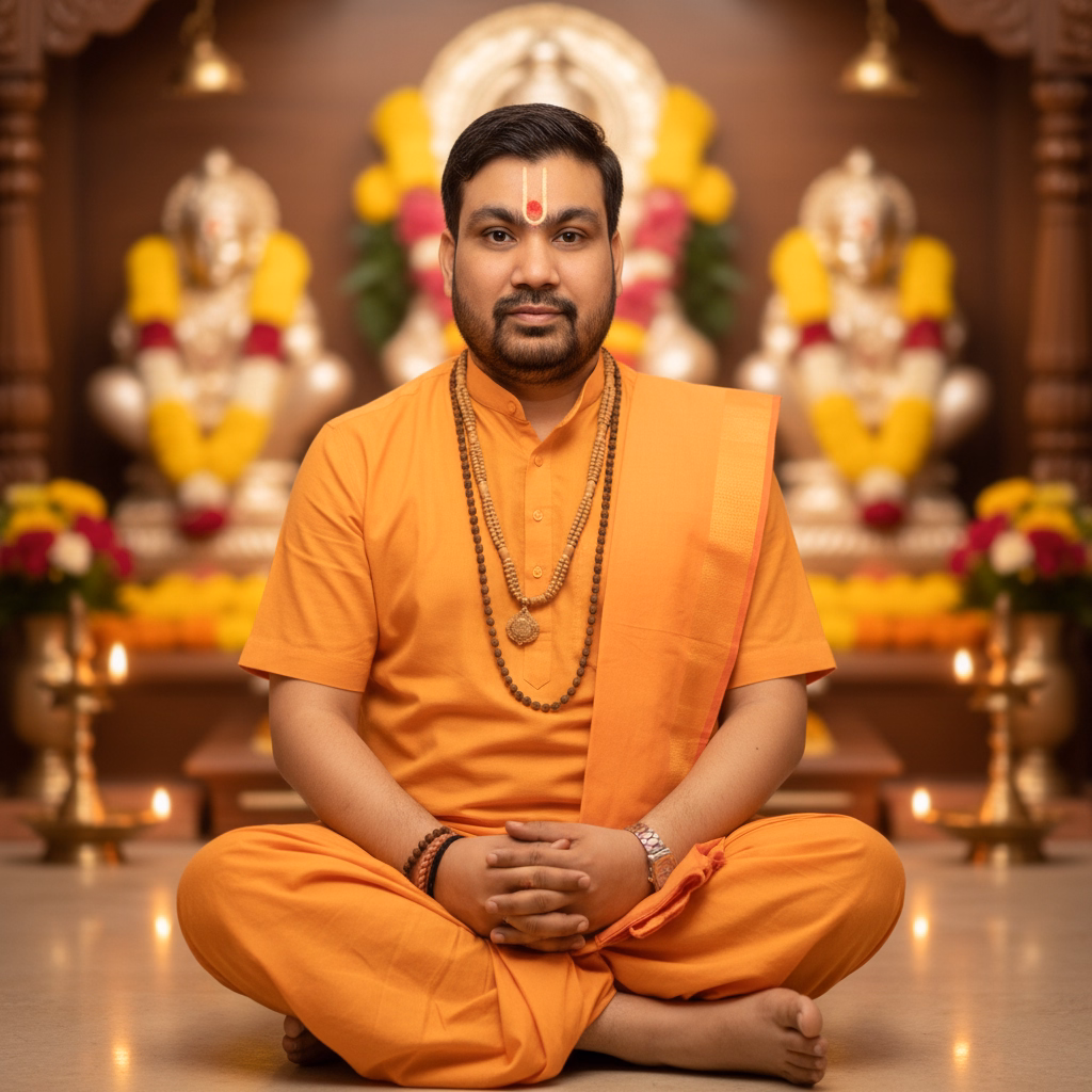pandit neelesh shastri vedic puja expert kashi trained
